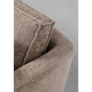 KARE Design Sofá Victor taupe 3 lug. Fashion